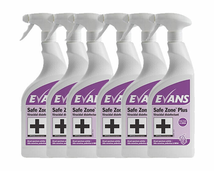 6 x Evans Safe Zone Plus